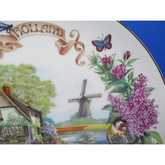 Reco English Country Garden And Dutch Country Garden 9 1/4" Plates Dot Barlowe - Picture 16 of 16